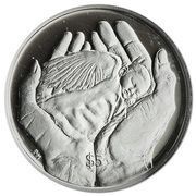 5 Dollars - Elizabeth II Baby Cherub, United Kingdom, 2013 reverse image