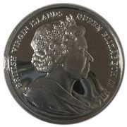 5 Dollars - Elizabeth II Baby Cherub on Rose obverse image