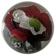 5 Dollars - Elizabeth II Baby Cherub on Rose, United Kingdom, 2014 reverse image