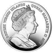 5 Dollars - Elizabeth II Heart of Roses obverse image