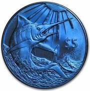 5 Dollars - Elizabeth II Blue Marlin, United Kingdom, 2017 reverse image