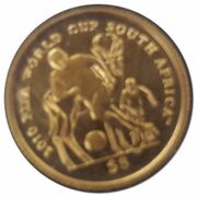 8 Dollars - Elizabeth II 2010 FIFA World Cup South Africa, United Kingdom, 2009 reverse image