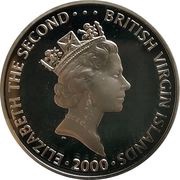 10 Dollars - Elizabeth II Wedding Anniversary obverse image