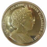 10 Dollars - Elizabeth II Golden Jubilee - On Horse obverse image