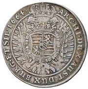 ½ Thaler - Leopold I Breslau, Bohemia, 1659-1664 reverse image