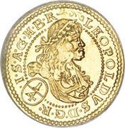 ¼ Ducat - Leopold I Breslau obverse image