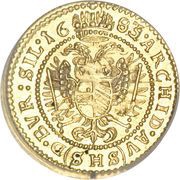 ¼ Ducat - Leopold I Breslau, Bohemia, 1669-1684 reverse image