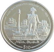 10 Dollars - Elizabeth II Nelson's Column-London, United Kingdom, 2005 reverse image