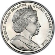 10 Dollars - Elizabeth II 5th Anniversary Attack on Twin Towers obverse image