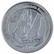 10 Dollars - Elizabeth II Queen on Aircraft Steps, United Kingdom, 2006 reverse image