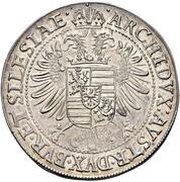 1 Thaler - Rudolf II, Bohemia, 1576-1612 reverse image