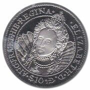 10 Dollars - Elizabeth II Queen Elizabeth I, United Kingdom, 2007 reverse image
