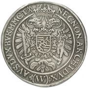 1 Thaler - Ferdinand II Breslau, Bohemia, 1627 reverse image