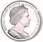 10 Dollars - Elizabeth II Queen Elizabeth I - Between Pillars; Silver Proof obverse image