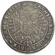 1 Thaler - Ferdinand III Breslau, Bohemia, 1639-1655 reverse image