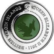 10 Dollars - Elizabeth II Life cycle of a tree frog obverse image