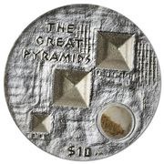 10 Dollars - Elizabeth II The Great Pyramids, United Kingdom, 2013 reverse image