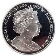 10 Dollars - Elizabeth II John F. Kennedy; Piedfort obverse image