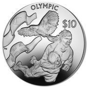 10 Dollars - Elizabeth II Olympic - Rugby, United Kingdom, 2016 reverse image