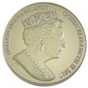 10 Dollars - Elizabeth II Sapphire Jubilee obverse image