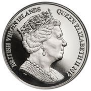 10 Dollars - Elizabeth II Queen Victoria; Silver Piedfort obverse image