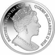 10 Dollars - Elizabeth II Thomas Jefferson; Silver Piedfort obverse image