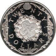 20 Dollars - Elizabeth II Gold Cross, United Kingdom, 1985 reverse image