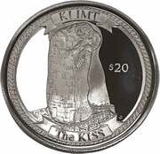 20 Dollars - Elizabeth II Klimt, United Kingdom, 2000 reverse image
