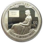20 Dollars - Elizabeth II Whistler, United Kingdom, 2000 reverse image