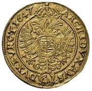 1 Ducat - Ferdinand III Breslau, Bohemia, 1637-1657 reverse image