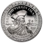 20 Dollars - Elizabeth II Blackbeard, United Kingdom, 2000 reverse image