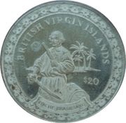 20 Dollars - Elizabeth II Roche Brasiliano, United Kingdom, 2000 reverse image