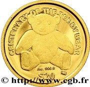 20 Dollars - Elizabeth II Teddy Bear, United Kingdom, 2002 reverse image