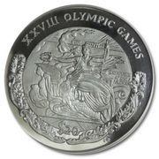 20 Dollars Olympic Games 2004; Silver, United Kingdom, 2004 reverse image