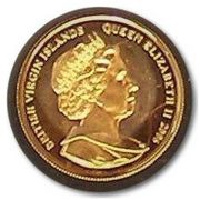 20 Dollars - Elizabeth II Christopher Columbus; Rose Gold obverse image