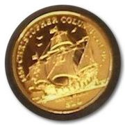 20 Dollars - Elizabeth II Christopher Columbus; Rose Gold, United Kingdom, 2006 reverse image
