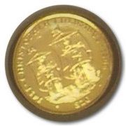 20 Dollars - Elizabeth II Christopher Columbus; Yellow Gold, United Kingdom, 2006 reverse image