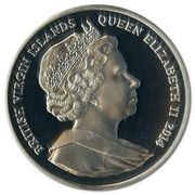 20 Dollars - Elizabeth II John F. Kennedy; 4oz Silver obverse image
