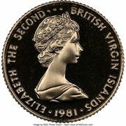 25 Dollars - Elizabeth II Caribbean Sparrow Hawk obverse image