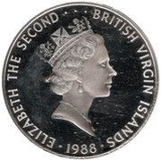 25 Dollars - Elizabeth II American bottle obverse image