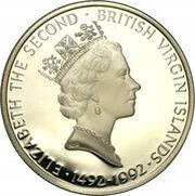 25 Dollars - Elizabeth II Columbus aboard ship obverse image