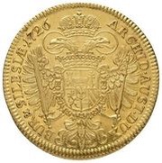 4 Ducats - Charles VI Breslau, Bohemia, 1726-1727 reverse image