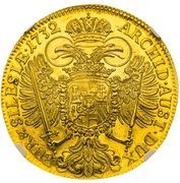 6 Ducats - Charles VI Breslau, Bohemia, 1732 reverse image