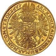 10 Ducats - Ferdinand III Breslau, Bohemia, 1657 reverse image