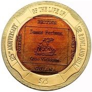 75 Dollars - Elizabeth II Rowland Hill, United Kingdom, 2004 reverse image