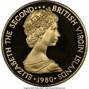 100 Dollars - Elizabeth II World Circumnavigation by Sir Francis Drake obverse image