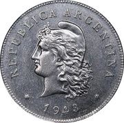 1 Peso Pattern - Condor obverse image