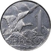 1 Peso Pattern - Condor, Argentina, 1943 reverse image