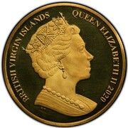 100 Dollars - Elizabeth II Mayflower, 1oz Gold Bullion obverse image