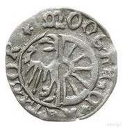 1 Heller - Nicholas VI, Waclaw III, John V Duchy of Ratibor, Bohemia, 1450-1470 reverse image
